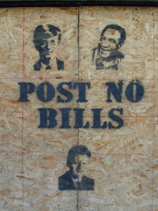 Sign: Post No Bills (Toronto, Canada)