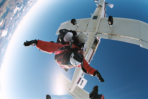 Skydiving, New Zealand