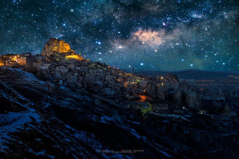 A Starry Night in Cappadocia, Turkey
