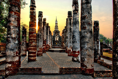 Sukhothai Sunset, Thailand