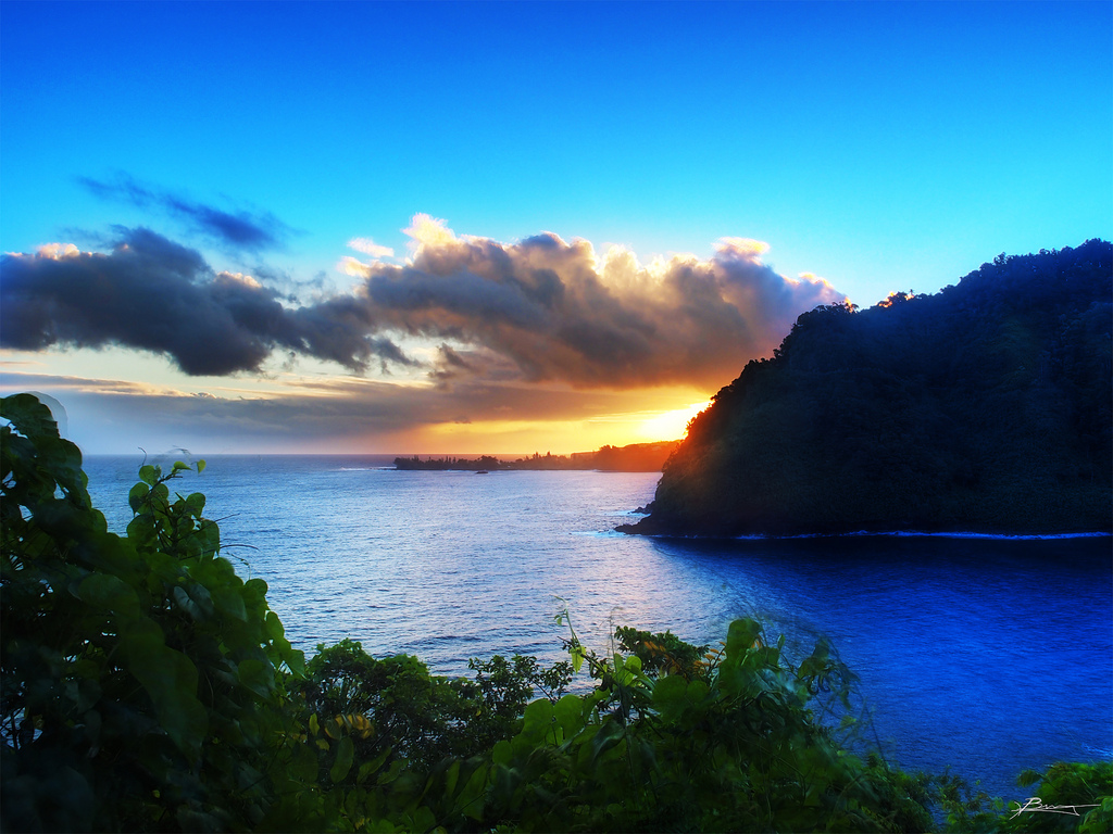 Sunrise on the Road to Hana