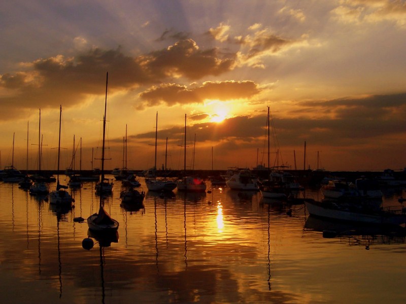Sunset Over Manila Bay, Philippines