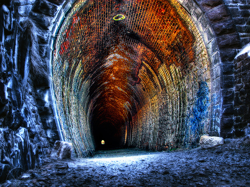 Swan Tunnel entrance in Perth, Australia