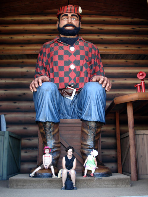 Giant Paul Bunyan Figure in Minnesota