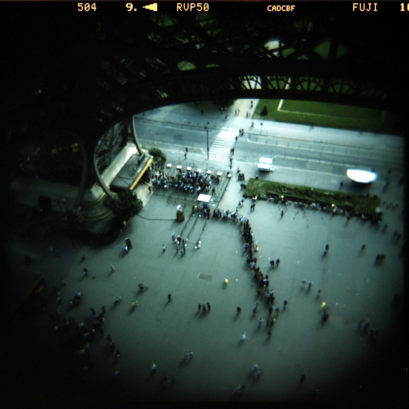 Tourist Ants at the Eiffel Tower, Paris