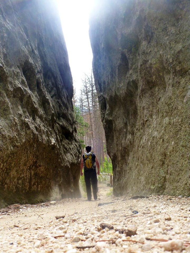 Going it alone in South Dakota Travel blogger, Mike Richard, solo hiking in South Dakota