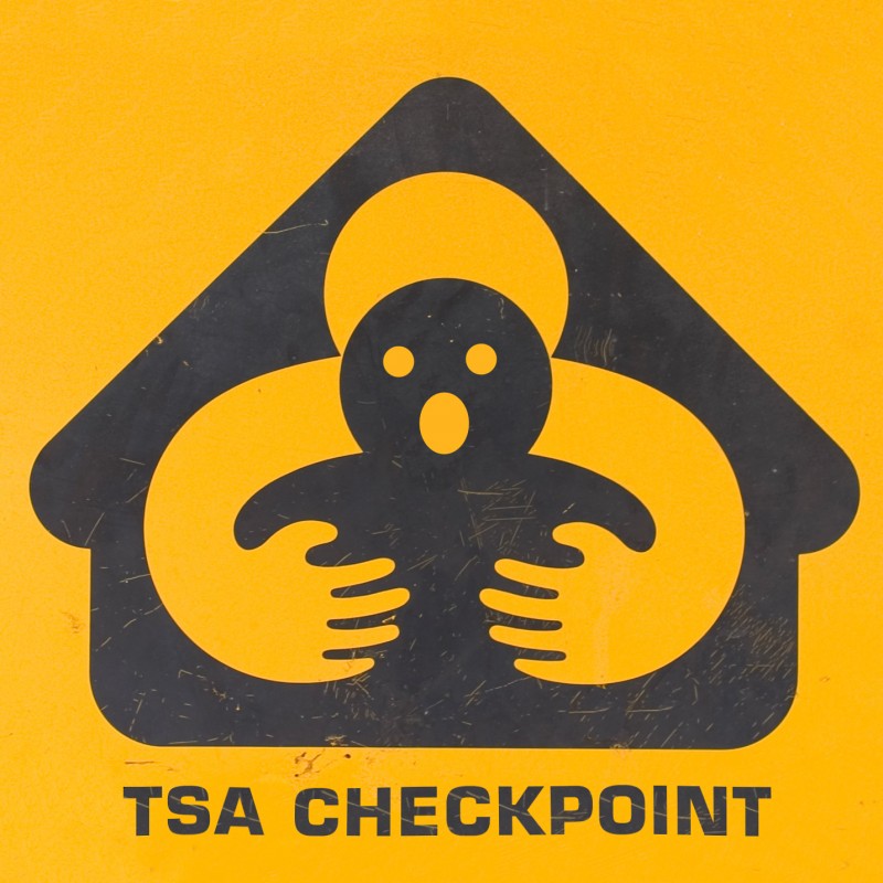 TSA Checkpoint Sign (by Oleg Volk)