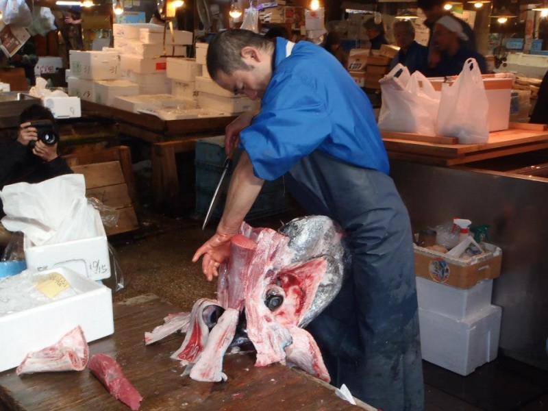 Tsukiji Fish Market, Tokyo, Japan Tsukiji Fish Market, Tokyo, Japan
