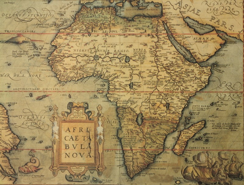 Vintage Africa Map