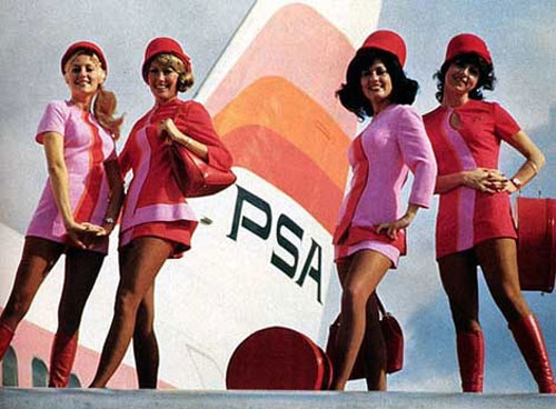 Vintage Airline Stewardesses