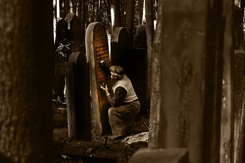 Grave Keeper, Warsaw Jewish Cemetery