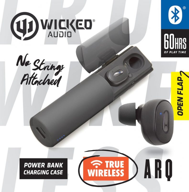 Wicked Audio Arq True Wireless Bluetooth Earbud Headphones