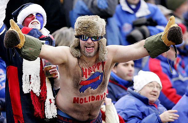Crazy Buffalo Bills Fan