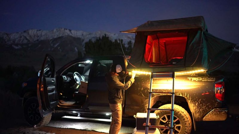 Luminoodle Color String Lights (truck mounted)