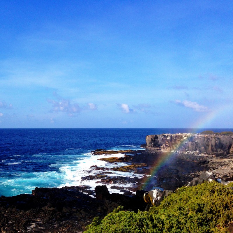 A Picture Perfect Rainbow in Galapagos Islands, Ecuador