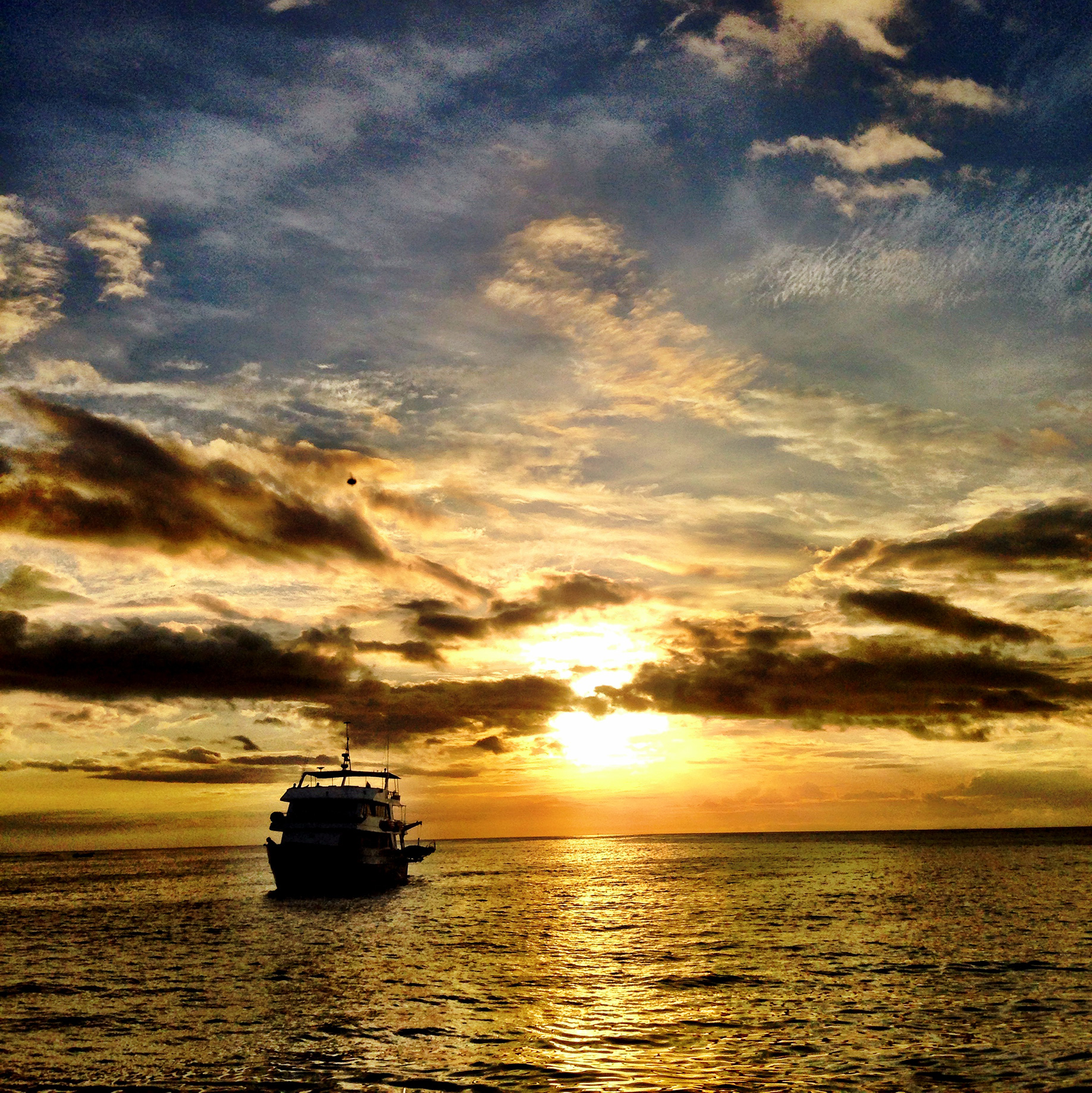 Sunset in Galapagos Islands, Ecuador